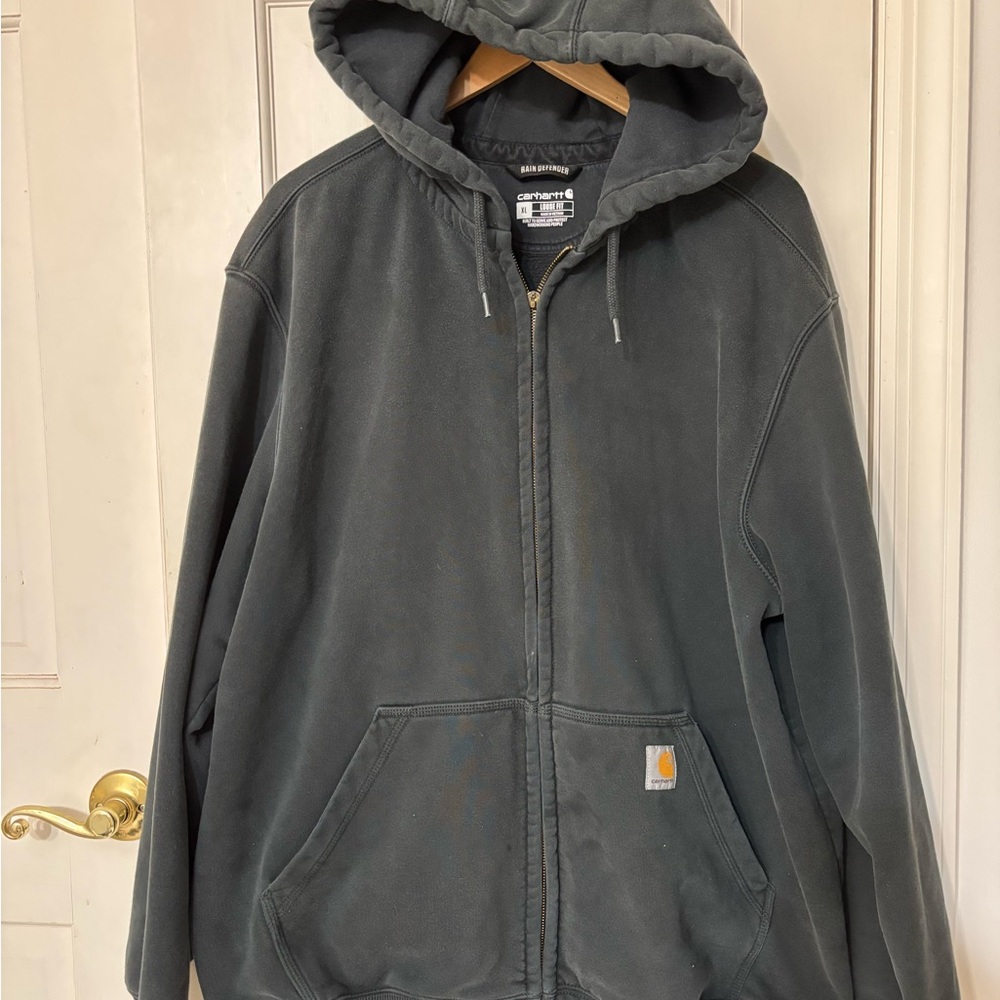 Carhartt Charcoal Full-Zip Hoodie